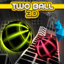 Slope Two Ball 3D Game Online New Tab