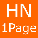 Hacker News OnePage